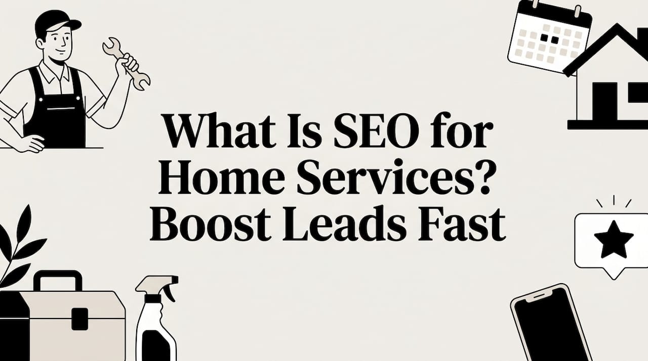 What Is SEO for Home Services? Boost Leads Fast