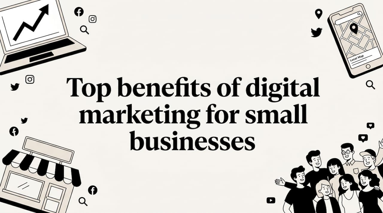 Top benefits of digital marketing for small businesses