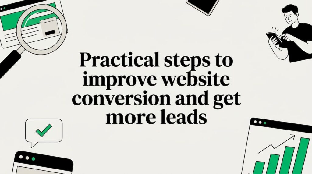 Practical steps to improve website conversion and get more leads