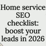 Home service SEO checklist: boost your leads in 2026