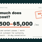 How Much Does SEO Cost? Our Actual Price Card